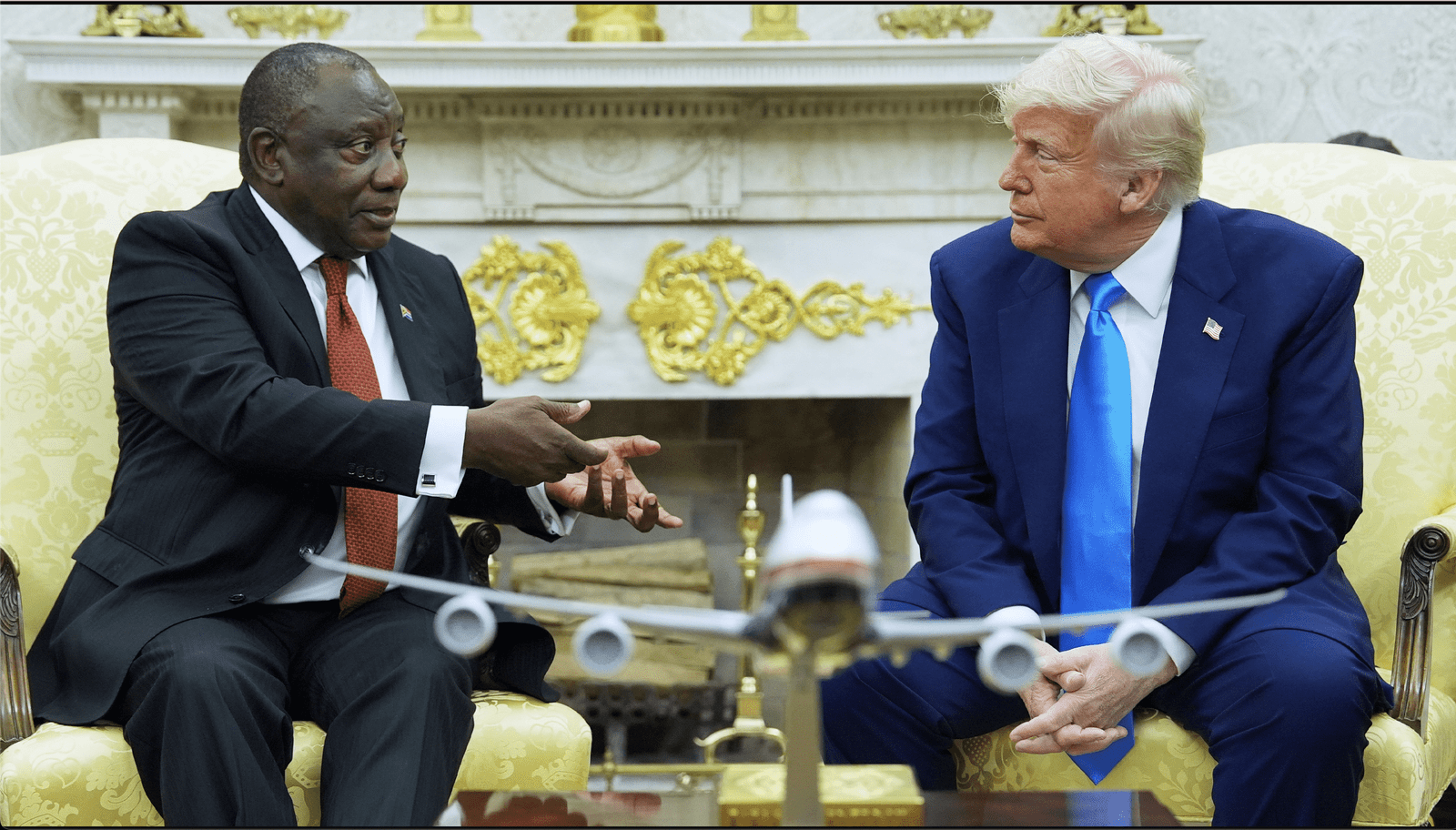 Trump’s Oval Office Ambush: How a “White Genocide” Video Hijacked U.S.-South Africa Talks Trump attacks Cyril Ramaphosa